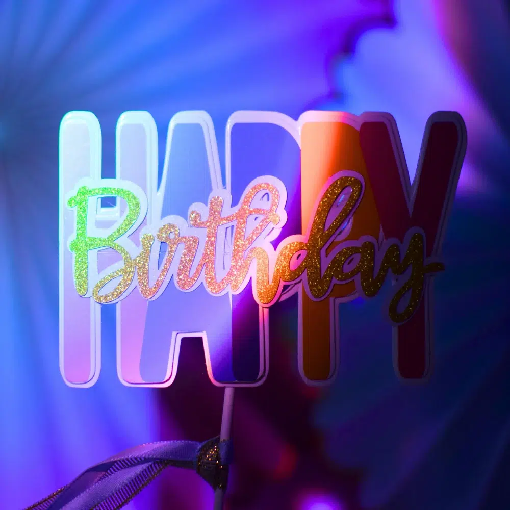 Topper HAPPY BIRTHDAY - Imagen 2