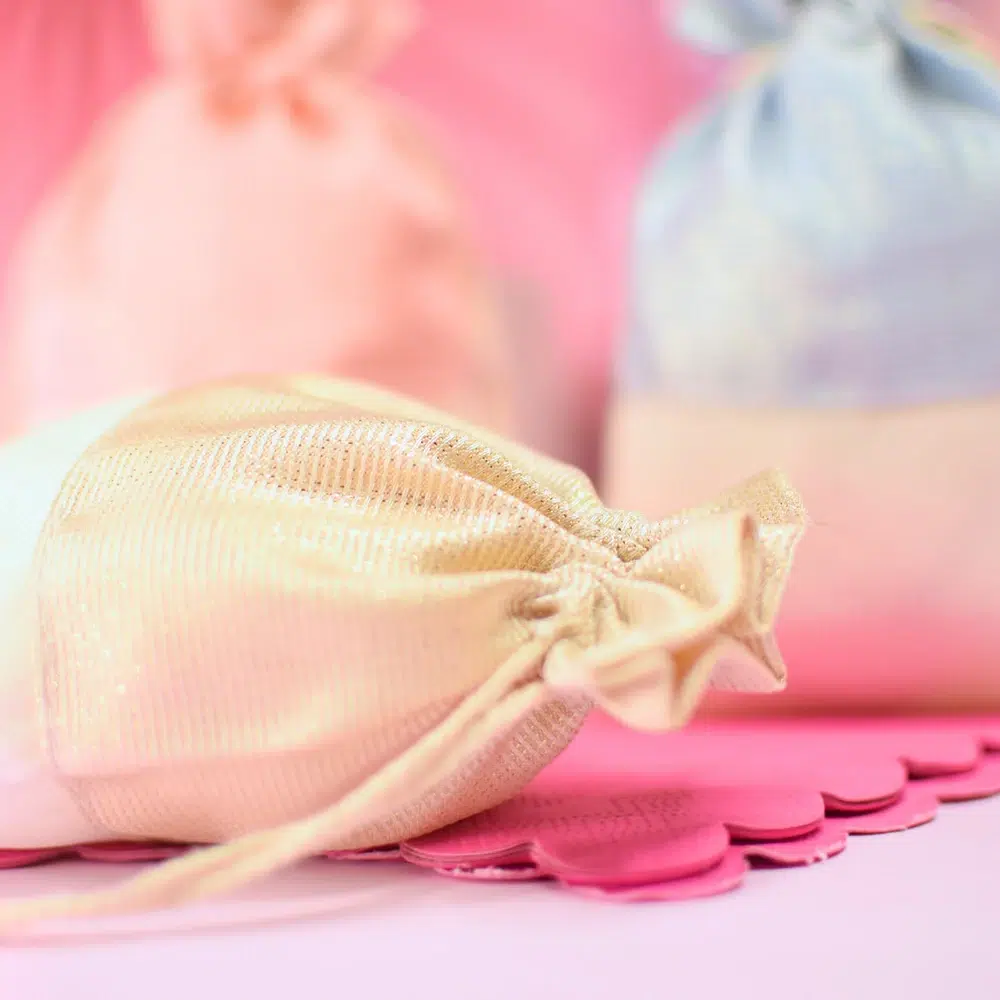 Bolsita de Arpillera Combinadas - Nude - Imagen 5