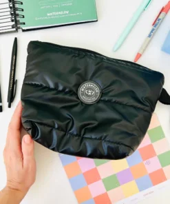 Necessaire Irregular - Negro Brilloso