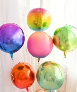 5 Globos Esfera Degrade 22'