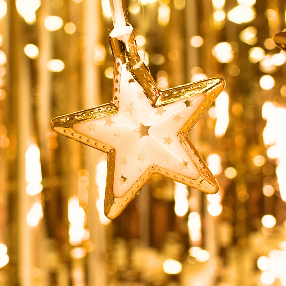 Guirnaldas Luces - "WHITE STARS" - Imagen 2