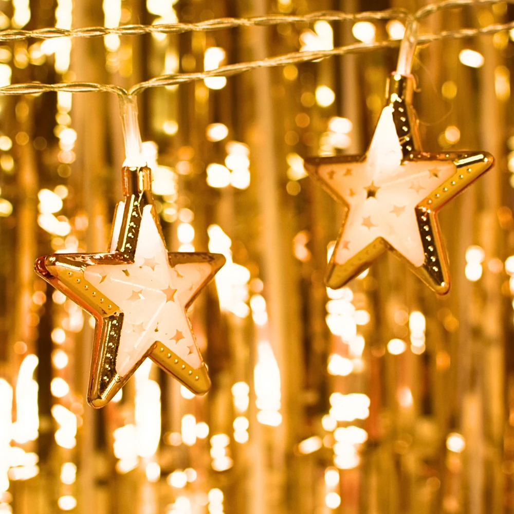 Guirnaldas Luces - "WHITE STARS"