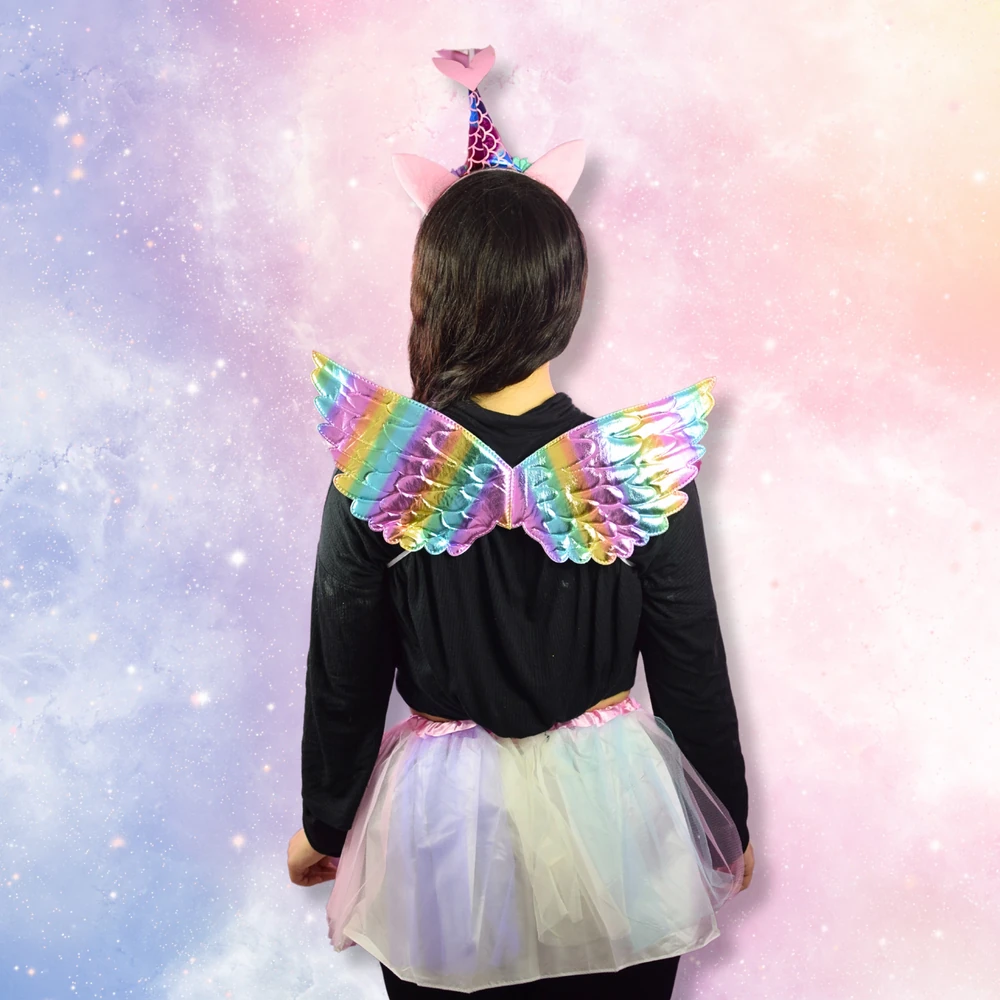 Disfraz Unicornio "RAINBOW WINGS"