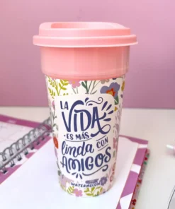 Vaso Doble Capa - Vida con Amigos