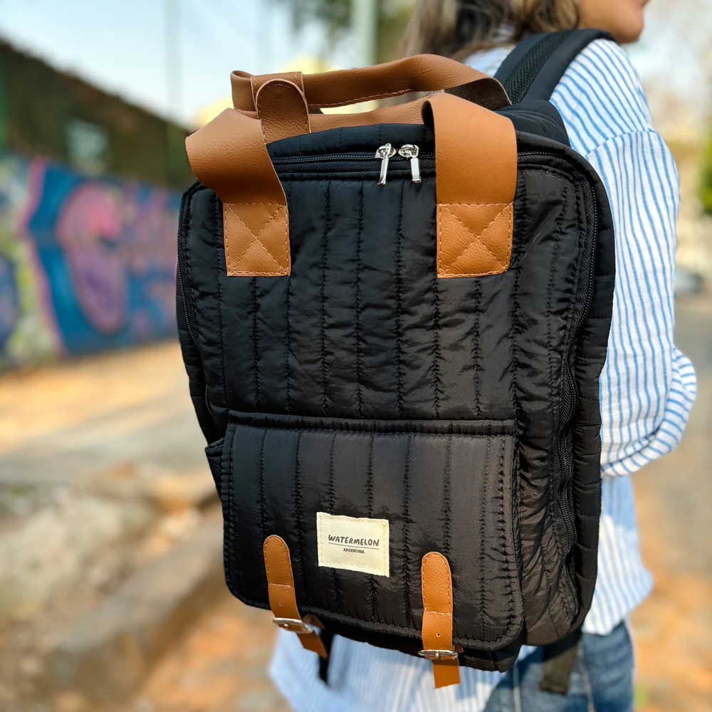 Mochila Matelasse - Negro - Imagen 2