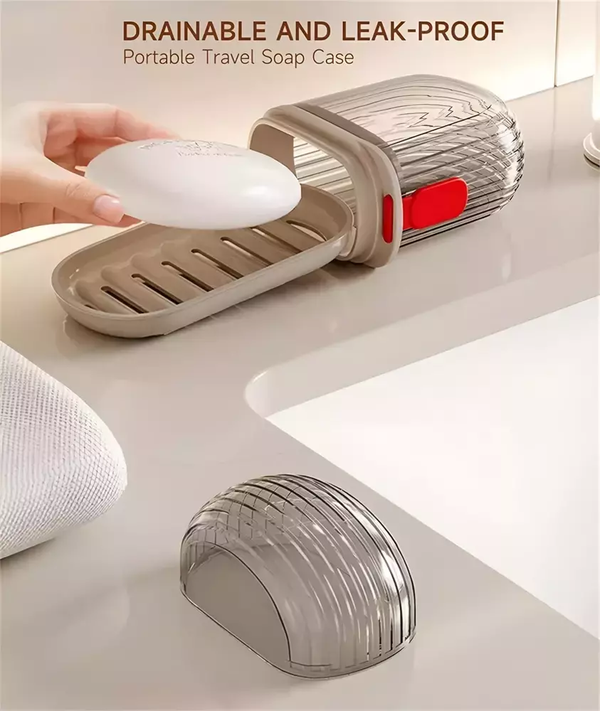 Jabonera de Viaje Cristal