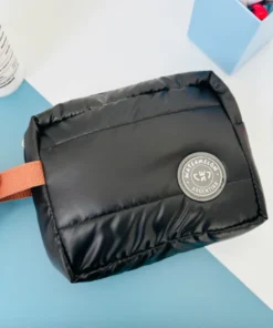 Necessaire Matelasse - Negro Brilloso