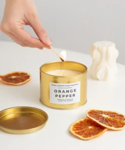 Vela Naranja y Pimienta