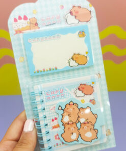 Cuaderno + Notas Capybara