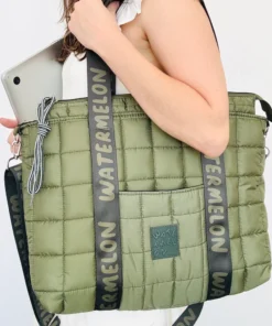 Bolso Essentials Matelasse - Verde Militar