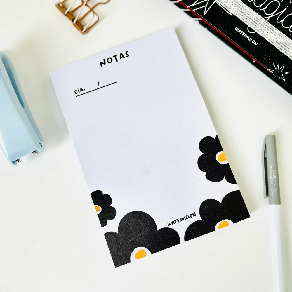 Block de Notas - Flores Notas