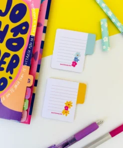 Notas Adhesivas Con Solapa - Campos de Flores