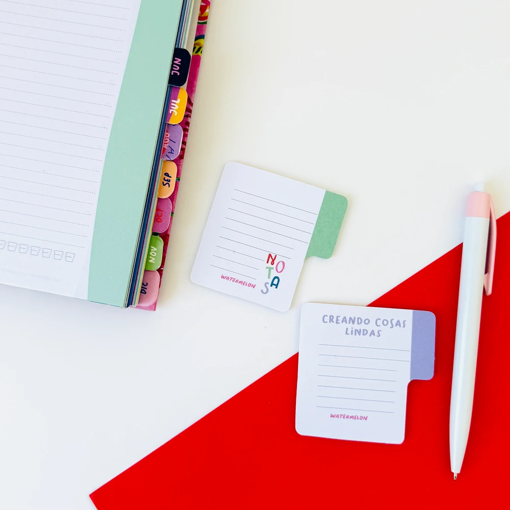 Notas Adhesivas Con Solapa - Cosas Lindas
