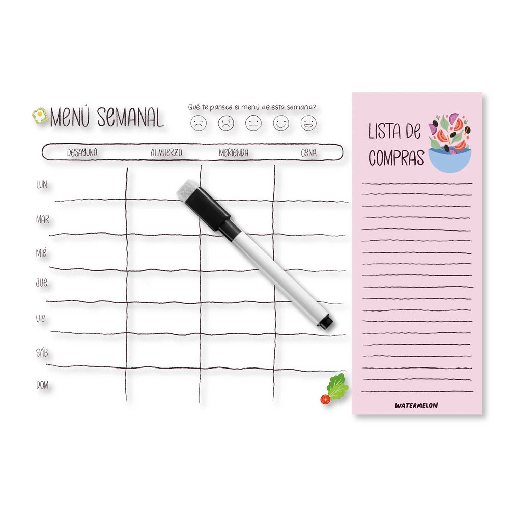 Pizarra Grande - Menu semana