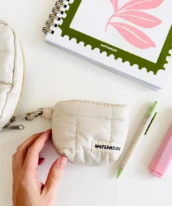 Mini Necessaire Mosqueton - Beige