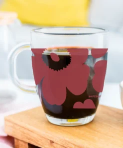 Taza Vidrio -  Petalos de Amor