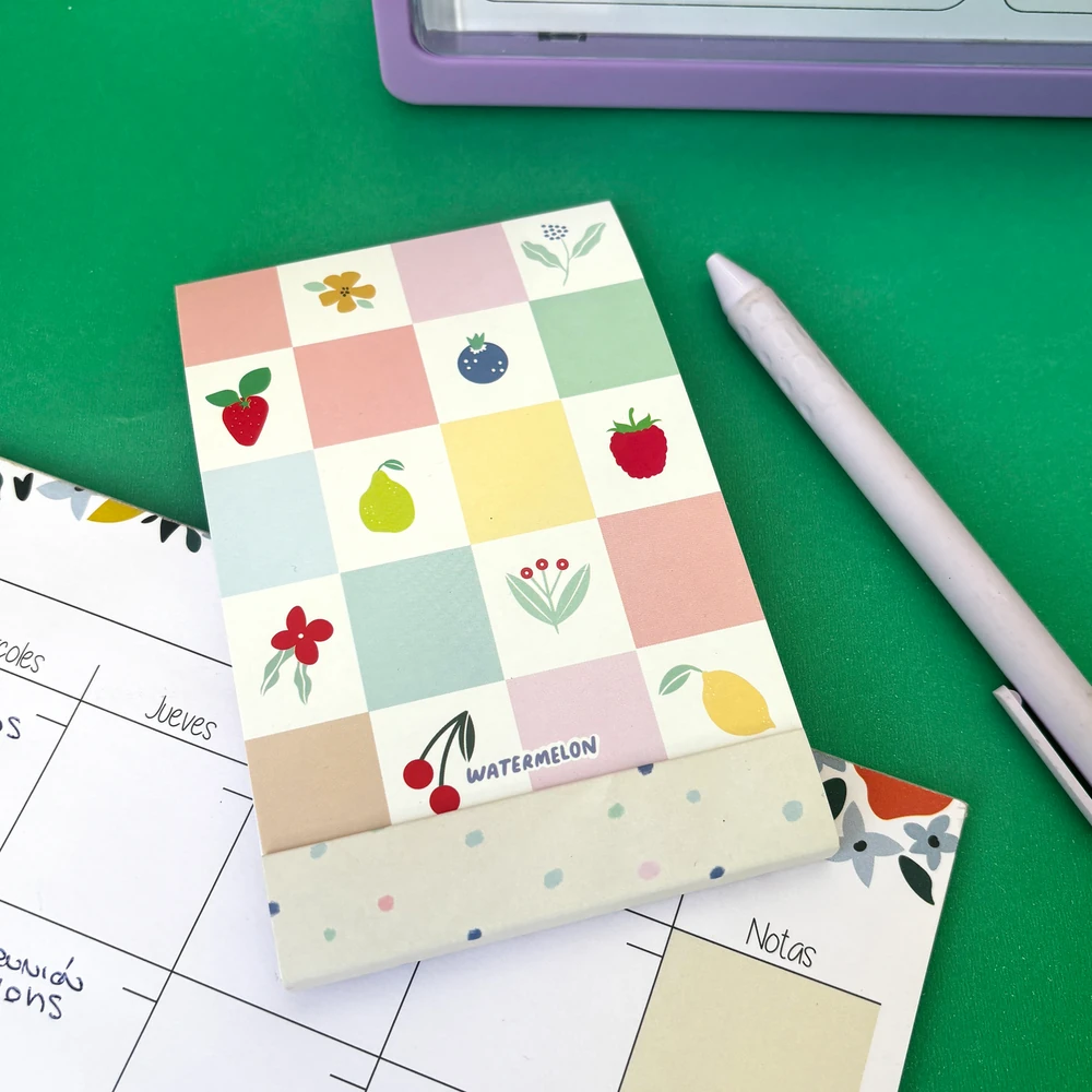 Block con Solapa - Frutas