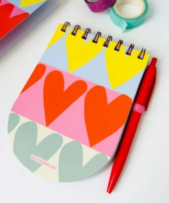 Block Redondo con Lapicera - Arcoiris