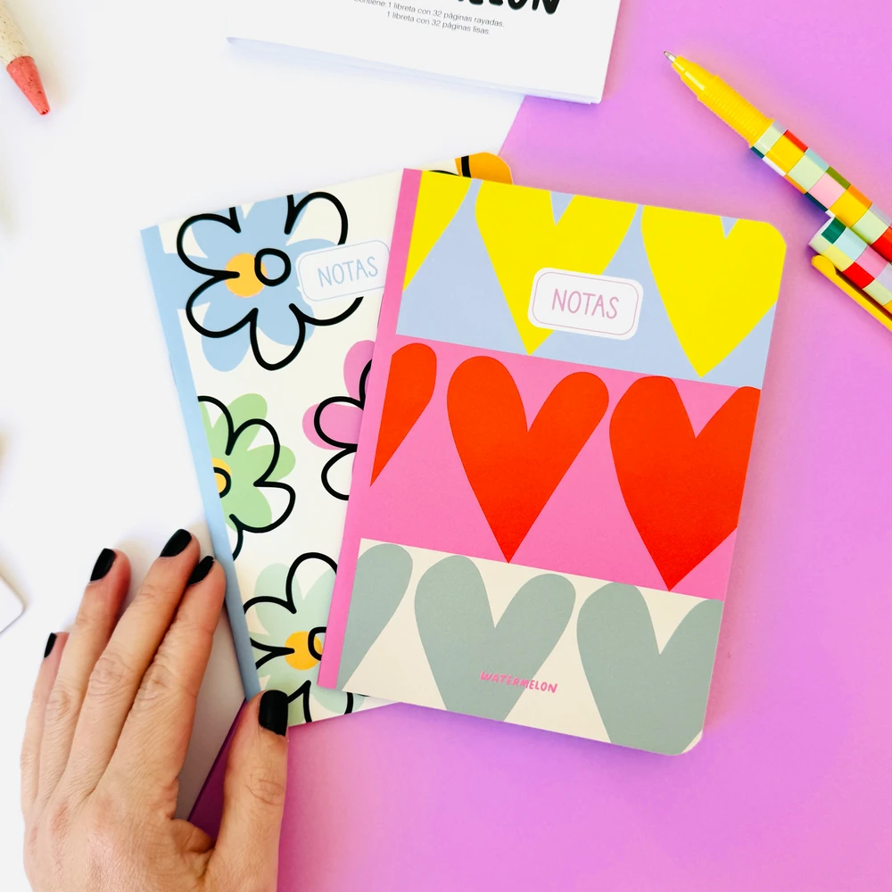 Pack x2 Libretas A6 - Cute