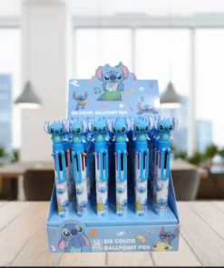 Lapicera de 6 colores x2 - Stitch