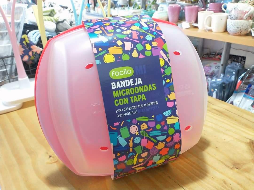 Bandeja + Tapa Microondas