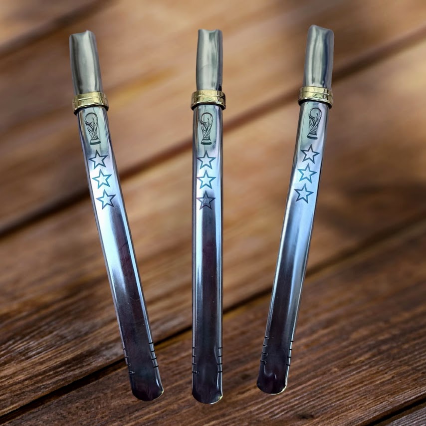 Bombilla Grabada - Campeones del mundo