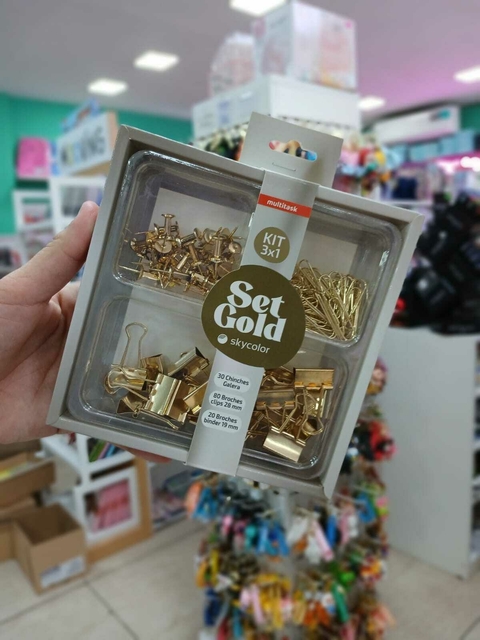 Set Gold 3 en 1 C+C+B - Skycolor