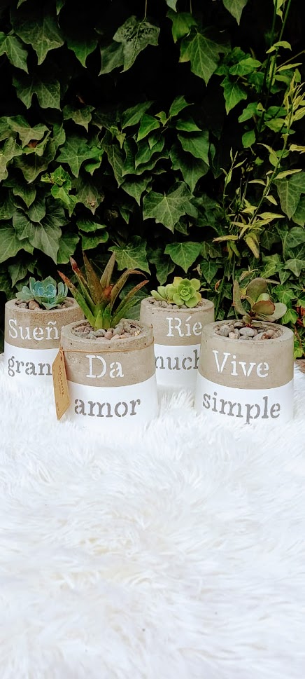 Macetitas Nordicas - redondas - Imagen 2