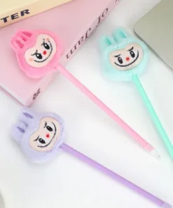 Lapicera Peluche Labubu x2