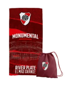 Toallon Estampado + Mochila - River Plate