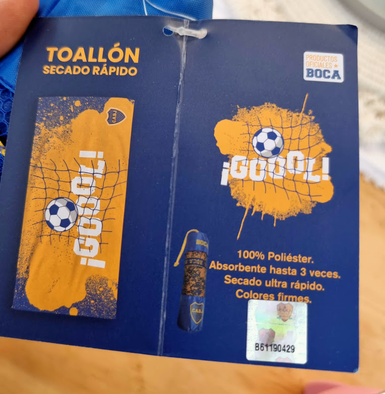 Toallon Secado Rapido - Futbol - Imagen 2