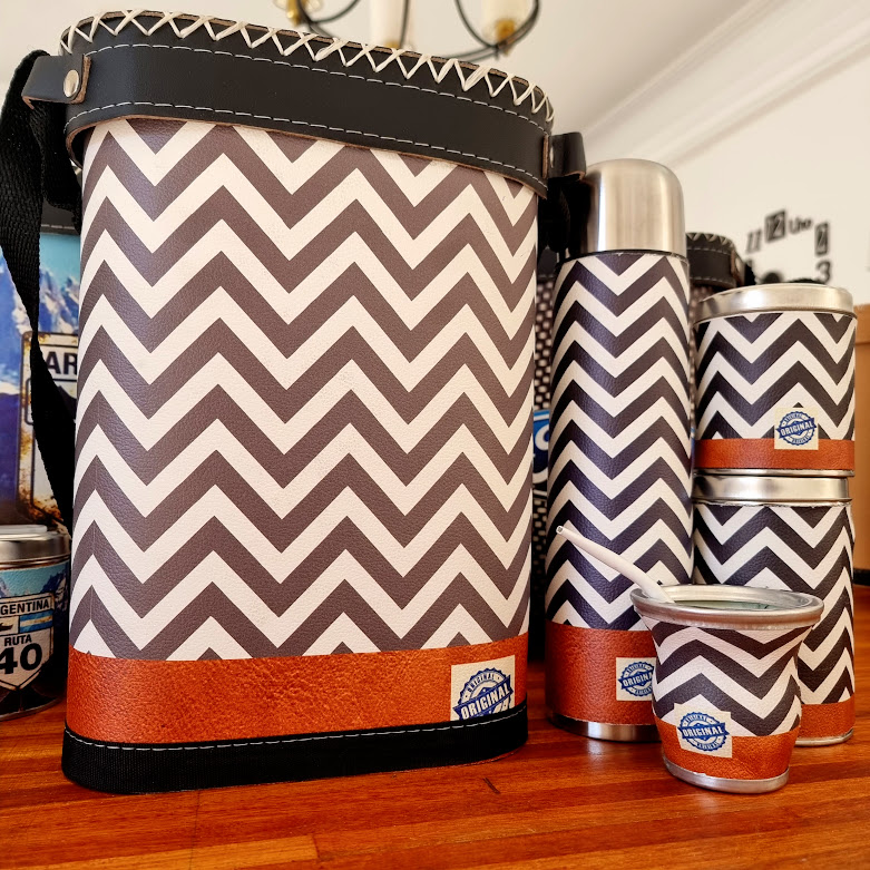 Set con Porta Mate - Zig Zag