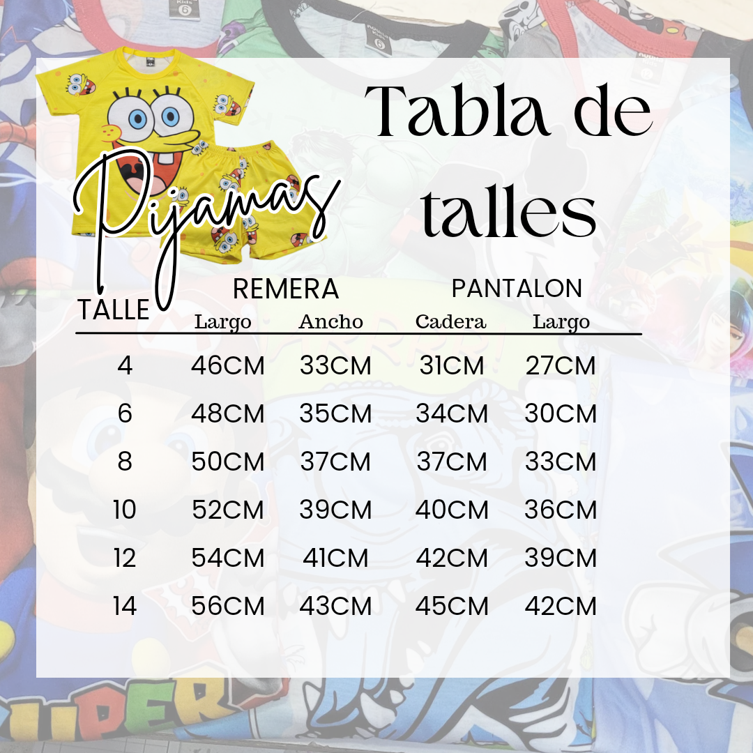 Pijama VERANO KIDS - Las Guerreras K-Pop - Imagen 2