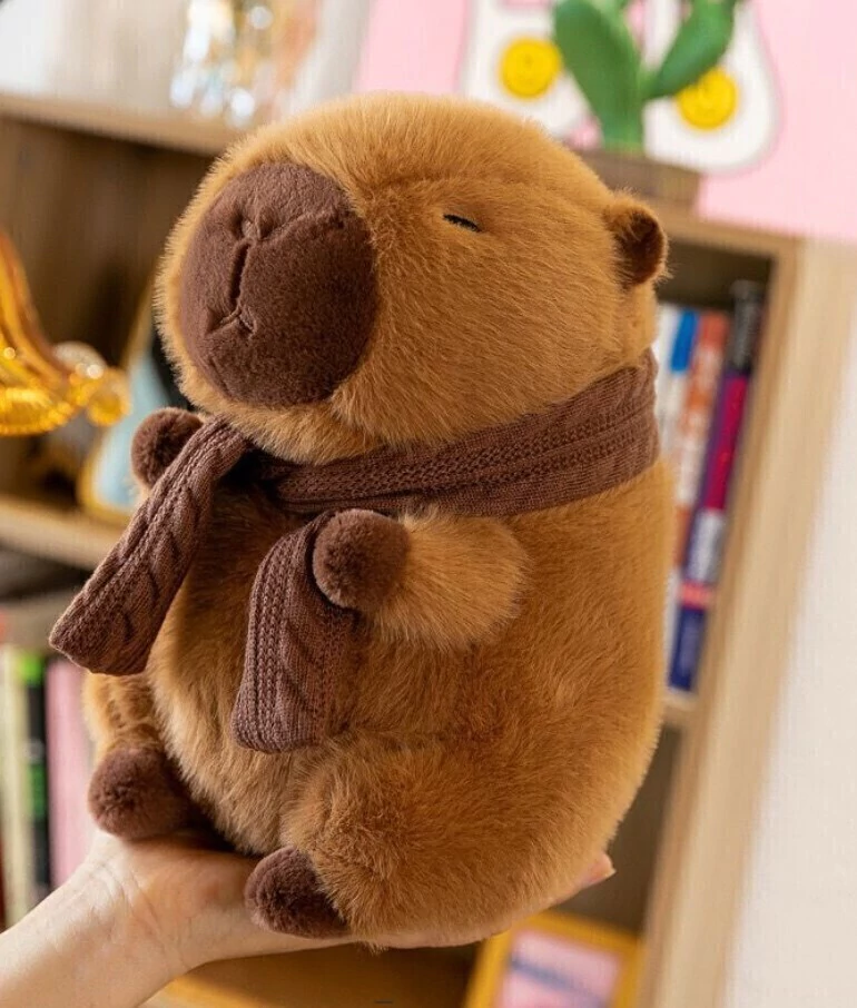 Peluche Capybara Bufanda