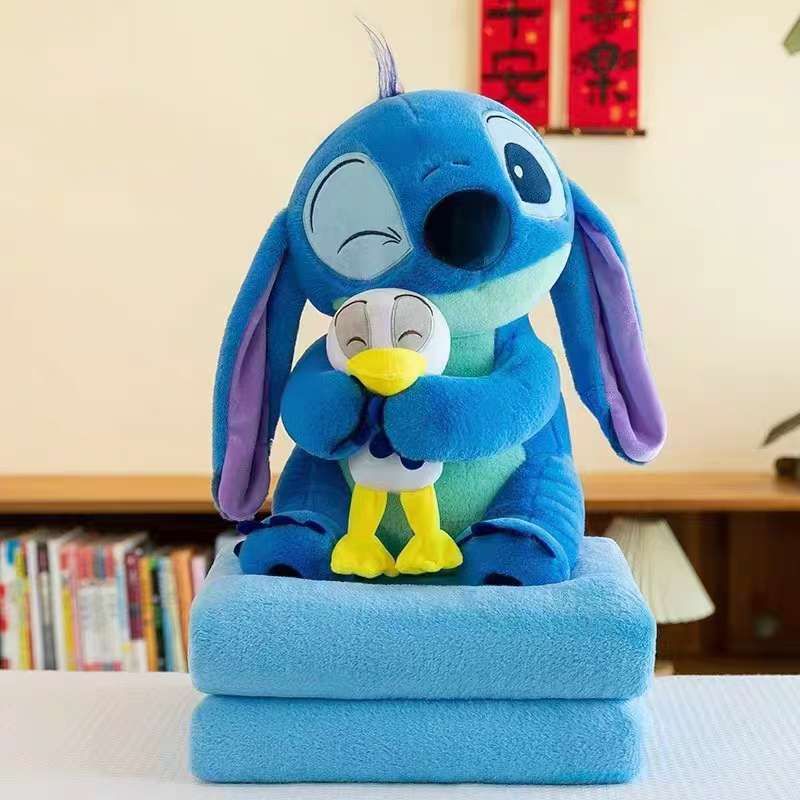 Peluche con Manta - Stitch con Muñeco
