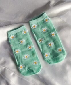 Soquete Infantil - Margarita Verde