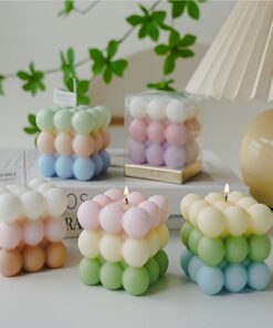 Vela Perfumada Tricolor Cuadrada