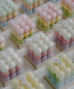 Alternative view of Vela Perfumada Tricolor Cuadrada