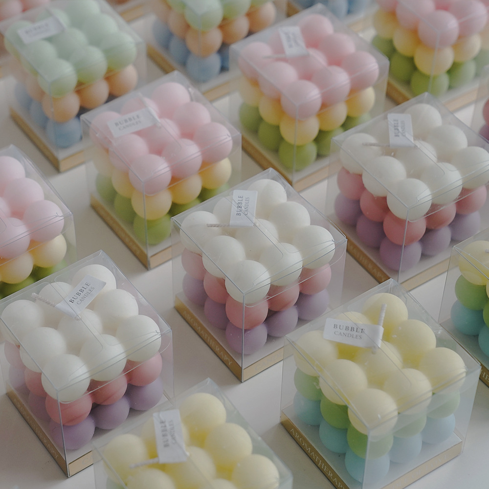 Vela Perfumada Tricolor Cuadrada - Imagen 2