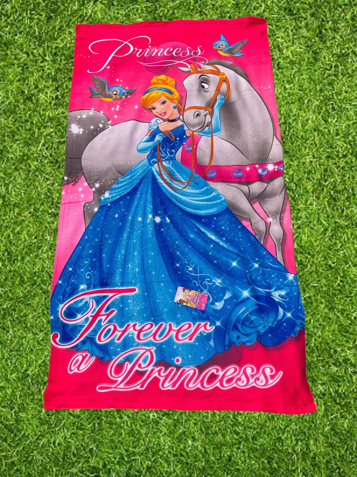 MEGA OFERTA!! Toallon Playero - Princesas - Imagen 3