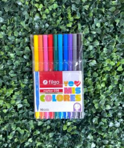 Marcadores x10 - FILGO - MIS COLORES