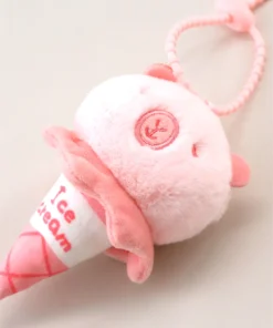 Llavero Cono Capybara Rosa