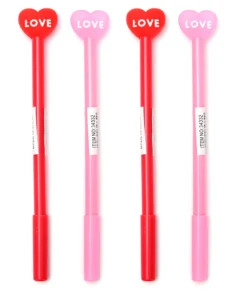 Lapicera Corazon Love - Frases X6