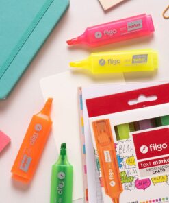 Resaltador Filgo x3 - AMARILLO