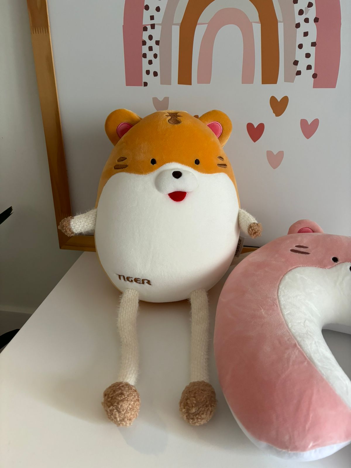 Almohada de Viaje 2 en 1 - TIGER YELLOW CUTE - Imagen 2