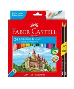 Lapices 24 largos Colores - Faber Castell