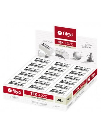 Goma Lapiz x 4 - TEK - FILGO - Imagen 2