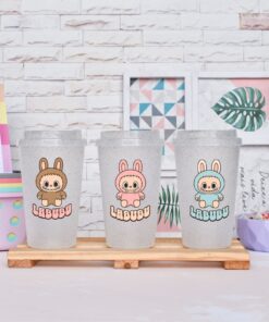 Vaso Full Glitter - Labubu