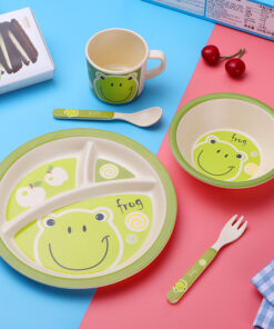Set de Vajilla Infantil - FROG 5 Piezas