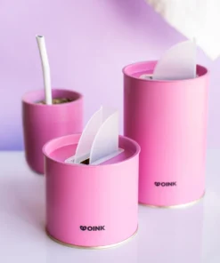 Set Latas Tamborcito Oink - Rosa